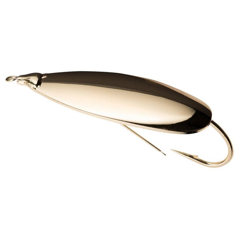 Johnson Silver Minnow Spoon|1/2 oz.|3/4 oz.|1 1/8 oz.|Gold|Silver|Copper|Red White