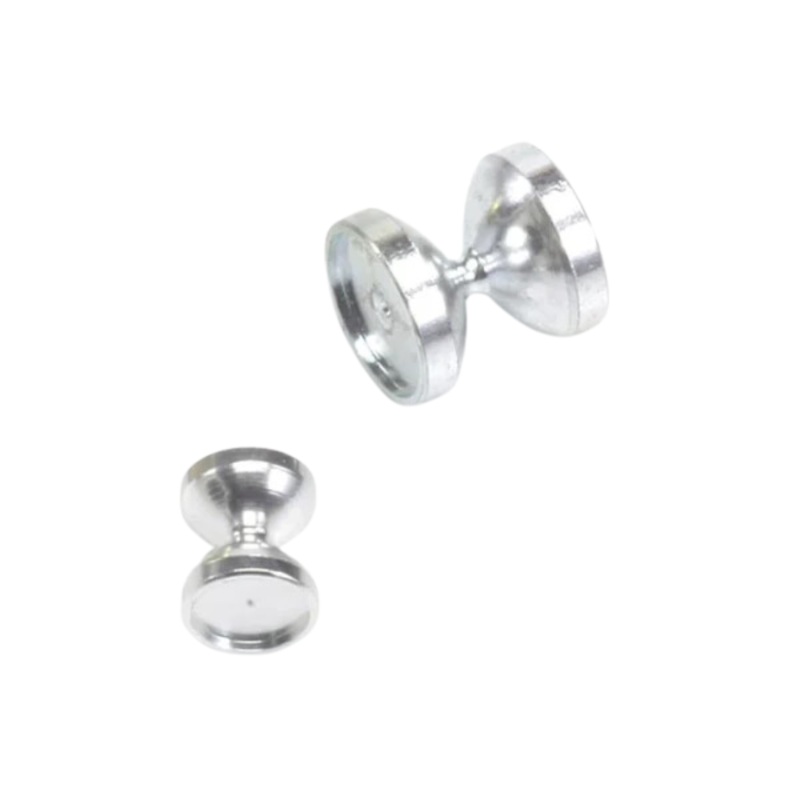 Hareline 3D Aluminum Sea Eyes|1/4″ – Medium|3/8″ – Large|7/16″ – XL|Nickel