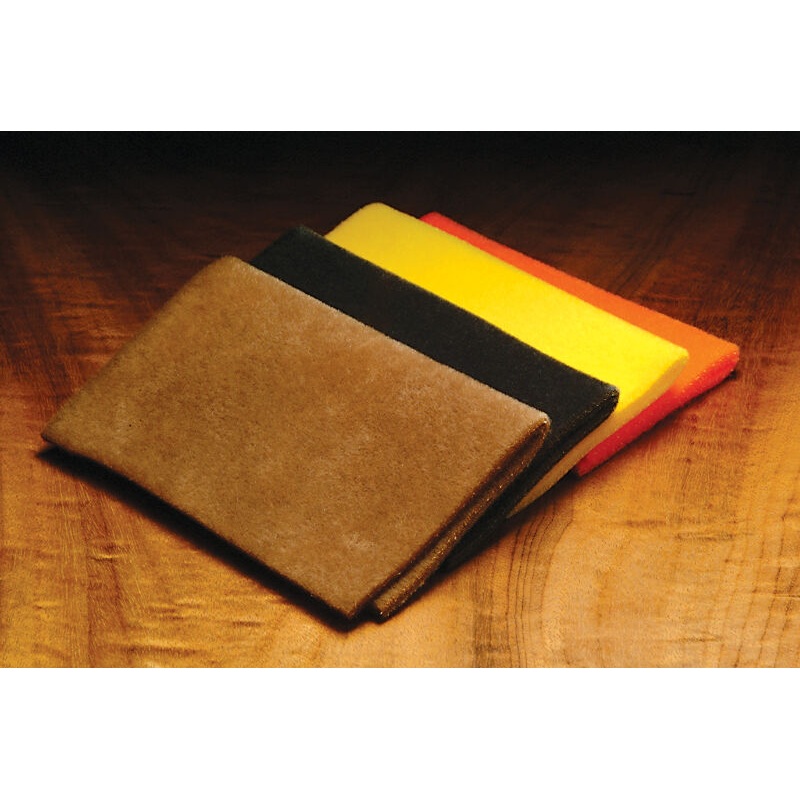 Hareline Furry Foam|Brown|Chartreuse|Cream|Light Olive|Orange|Tan