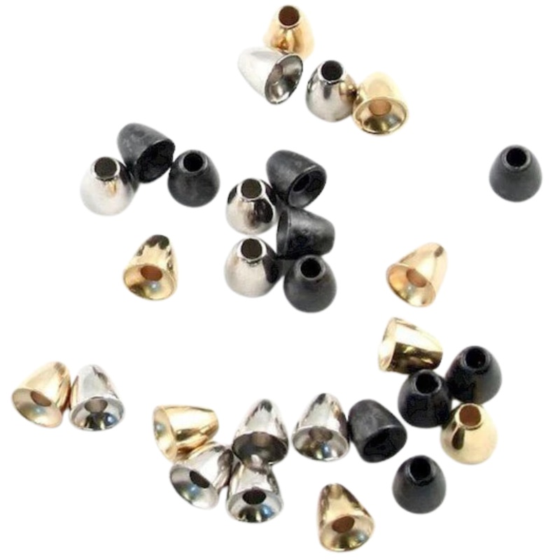 Wapsi Cone Heads|XS – 4mm|Small – 4.5mm|Medium – 5mm|Large – 6mm|Gold|Nickel|Black Nickel|Copper