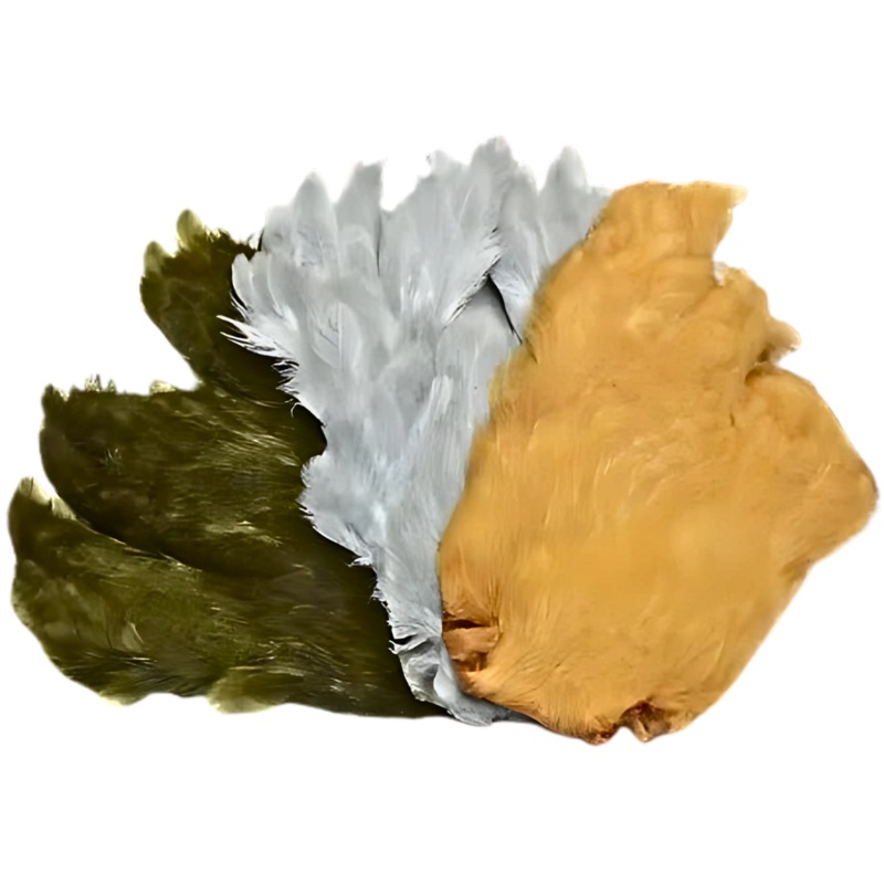 Wapsi Hen Necks|Badger|Black|Dark Dyed Dun|Dyed Brown|Dyed Dun|Dyed Ginger|Dyed Olive|Furnace|White
