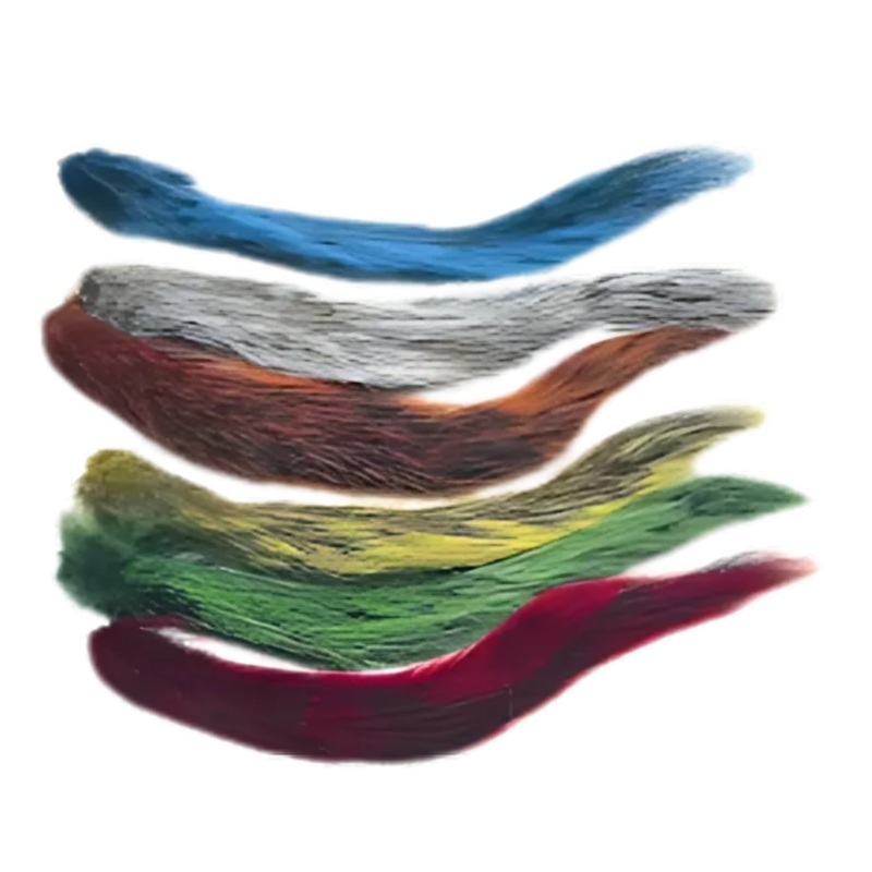 Wapsi Squirrel Tails|Dyed Black|Dyed Orange|Dyed Red|Dyed Yellow|Natural Fox|Natural Gray|Natural Pine