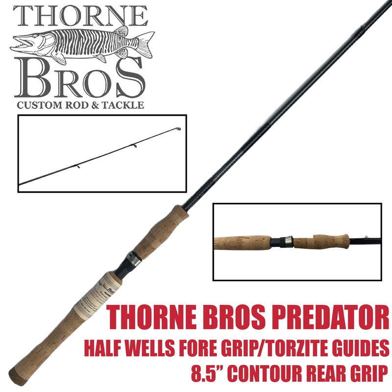 Thorne Bros. Predator Bass/Walleye Rods – Spinning
