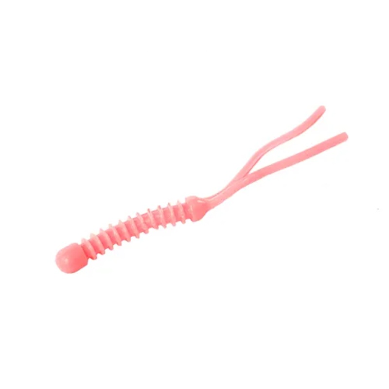 Fish Daddy Hopper Tail|1.65″ (16 Pack)|Pink (Glow Orange)|White (Glow Green)|Green Pumpkin (Glow Green)|Clear (Glow Holographic Flakes)|Black (Glow Green)|White (Glow Red)