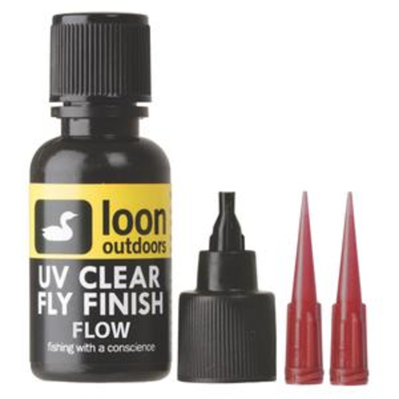 Loon UV Fly Finish|Flow|Thin|Thick|Thin-Hot Yellow|Thin-Hot Pink|Thin-Black|Fluorescing Clear
