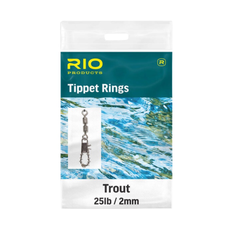 Rio Tippet Rings|Trout 25lb/2mm|Steelhead 45lb/3mm