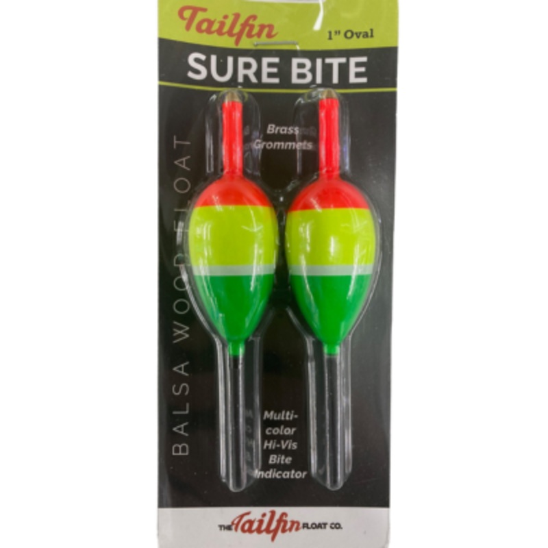 Tailfin – Oval – Sure Bite Spring & Slip Float