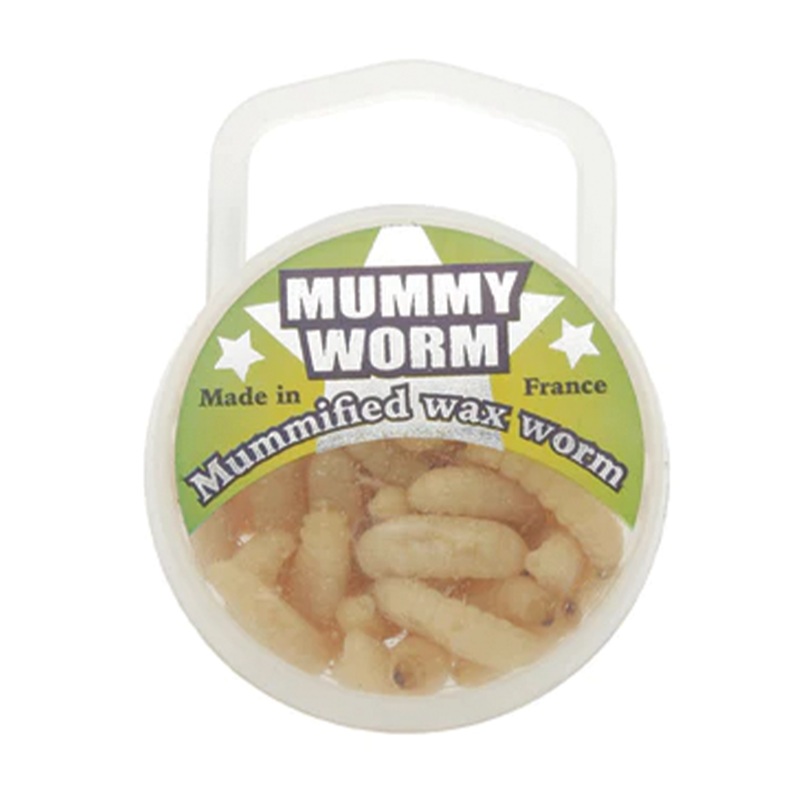 Eurotackle Mummy Worms|Natural|Yellow|Chartreuse|Pink|Red|Orange