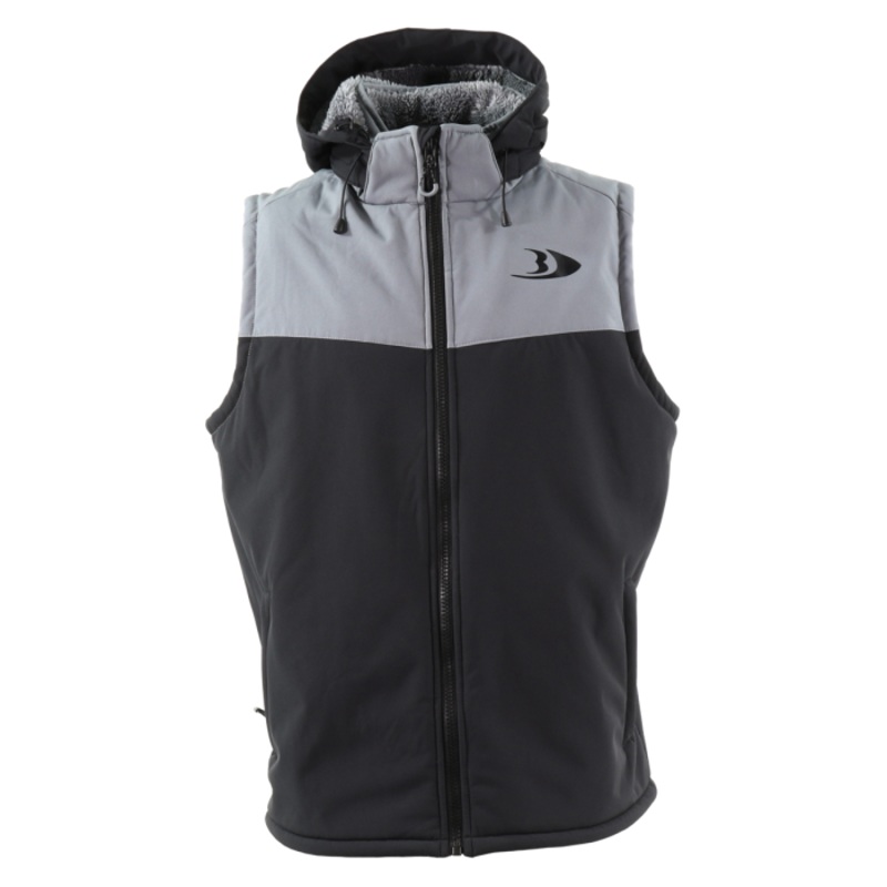 Blackfish Gale Softshell Vest|Small|Medium|Large|XL|2XL|3XL|Prym1 Blackout|Charcoal/Black|Brown