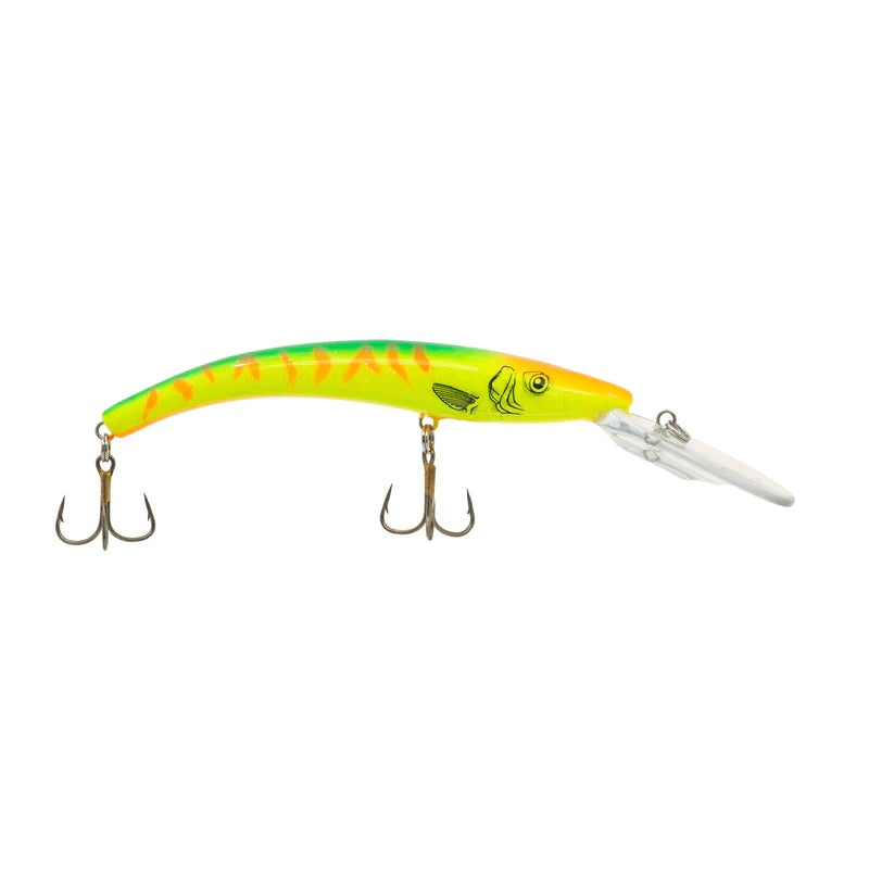 Reef Runner Deep Diver|5/8oz. (800 Series)|Red Hot Tiger|Chrome Blue|Green Perch|Pink Lemonade|Pearl Ghost|Barbie|Wild Thing|Eriedescent|Gray Ghost