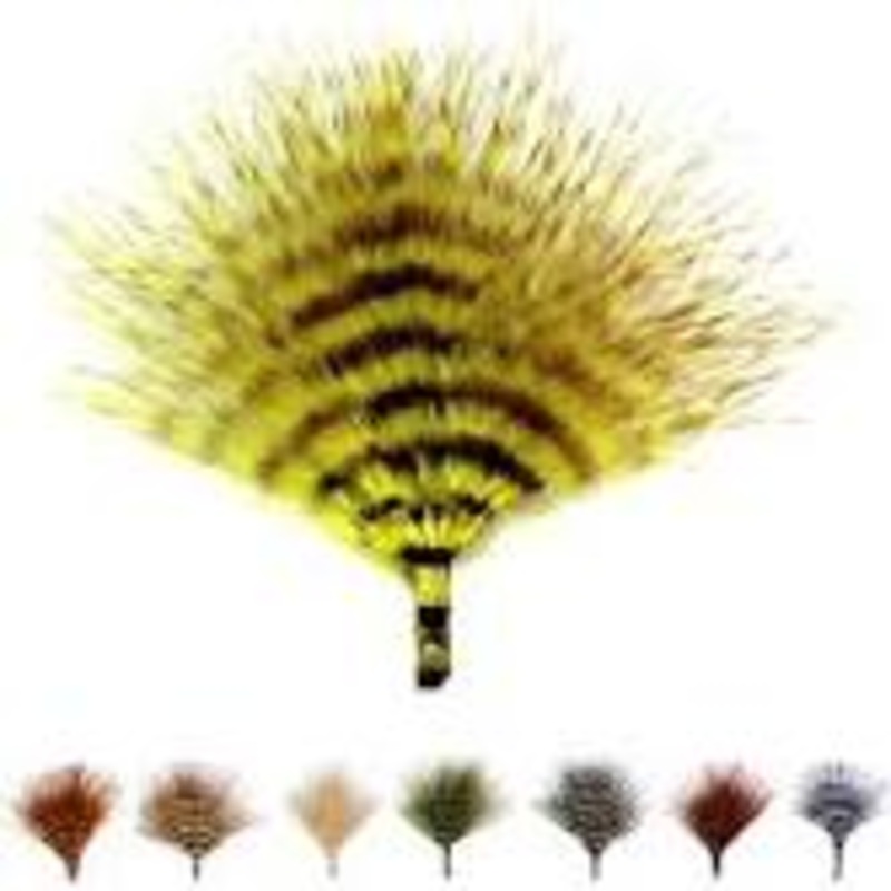 MFC Mini Barred Marabou|Brown/Black|Olive/Black|Tan/Brown|White/Grey|Tan/Black