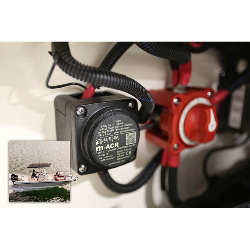 Blue Sea Systems Mini Add-A-Battery Kit – 65A 7649