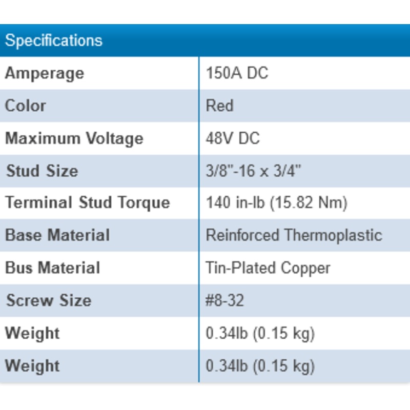 Blue Sea Systems PowerPost Plus – 3/8-16 Stud 2103