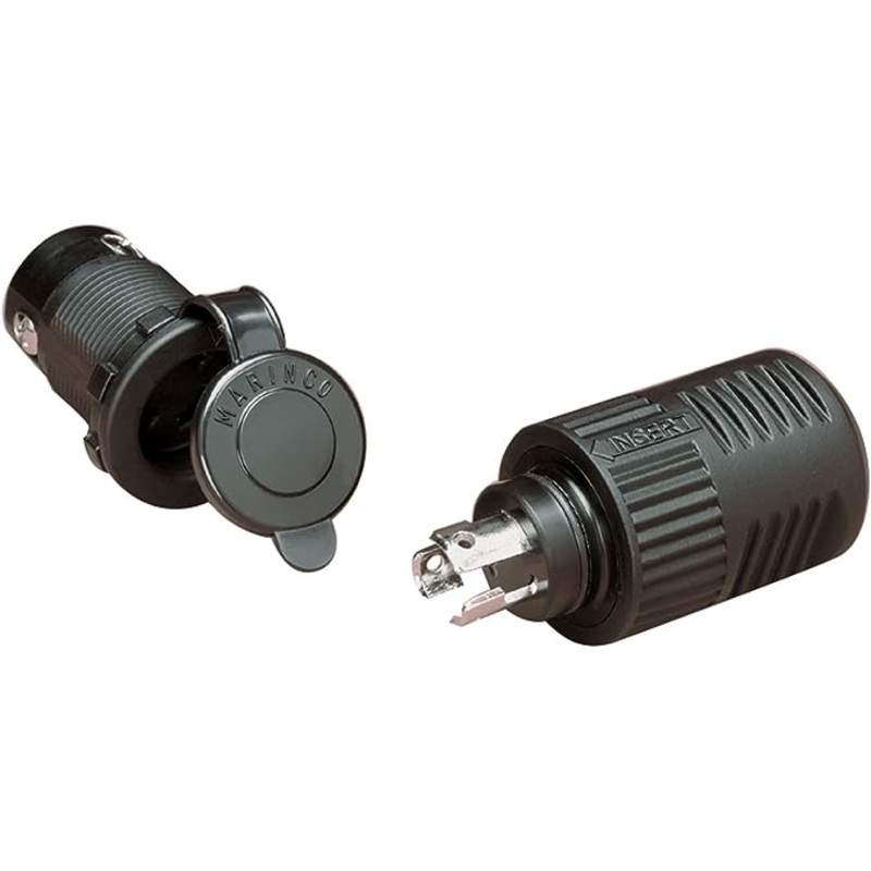 Marinco ConnectPro Trolling Motor Plug & Receptacle for 12/24/36V Trolling Motors