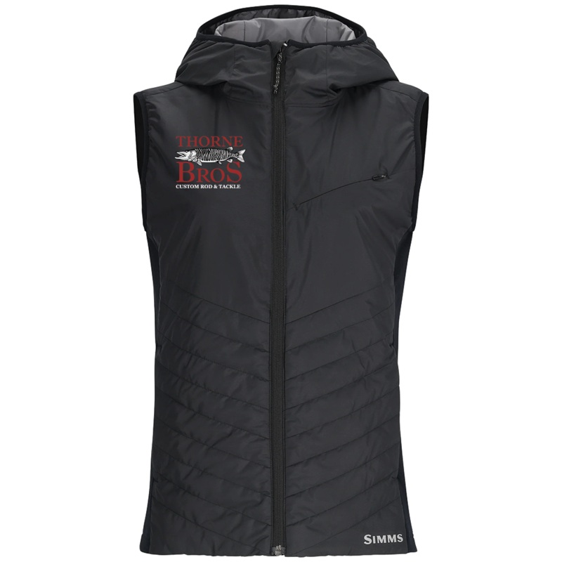 Simms Thorne Bros. Logo W’s Fall Run Hybrid Hooded Vest