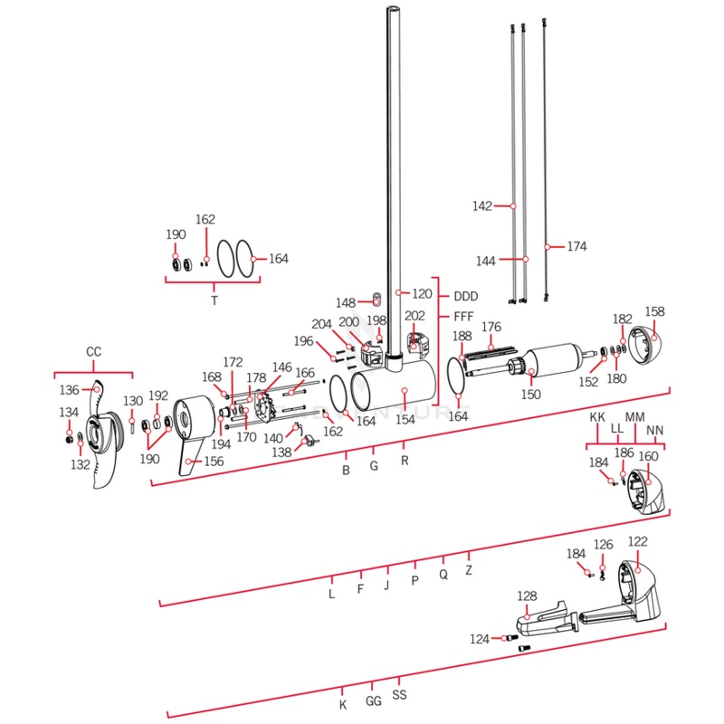 Minn Kota O-RING | 80LB THRUST l 4.0 P/N: 701-043