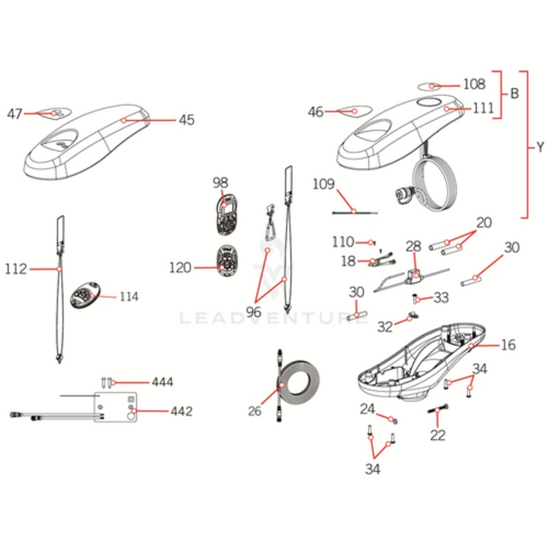 Minn Kota SCREW-#6 X .375 PLASTITE SS P/N: 2372103