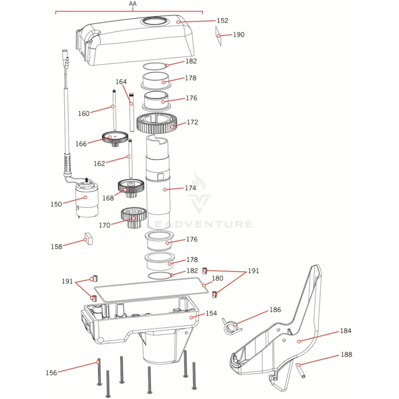 Minn Kota PIN-ROLL 5/16 X 1/2 P/N: 2302605