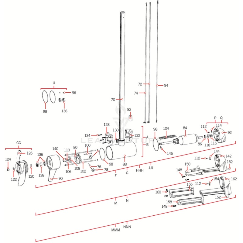 Minn Kota SCREW-#10 X 1.0 PPH HI-LO SS P/N:3393480