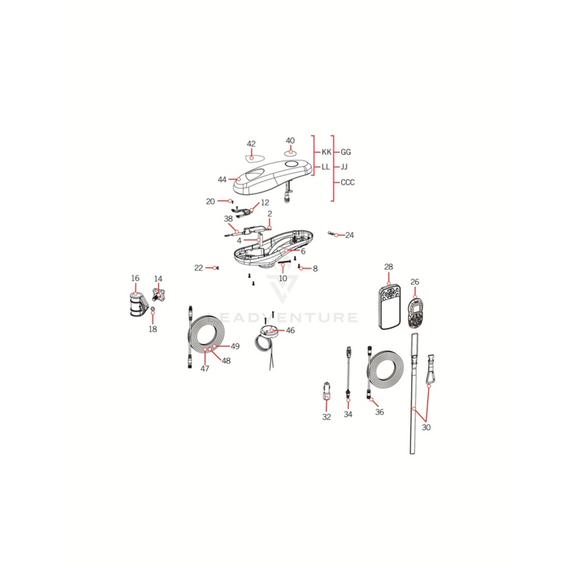 Minn Kota CABLE-EXT. US2 MAX 175 | *US2* P/N: 2211410