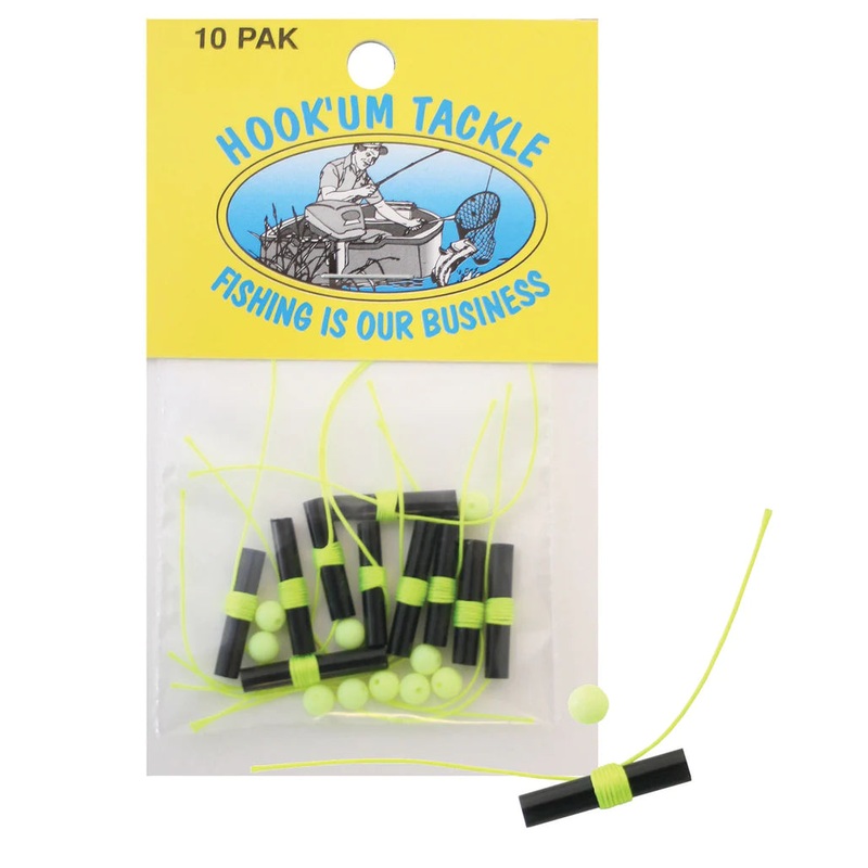 Hook ‘Um Bobber Stops|3 Pack|10 Pack|40 Pack|Pink|Orange|Chartreuse