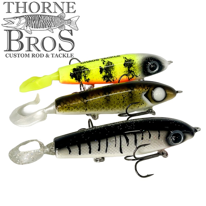 Kodiak Blunt Nose Glider|5.5″|Crappie|Tiger|White Tiger|Firetiger|Kodiak Clown|Perch|Black Ghost|Walleye|Cisco