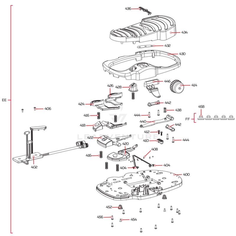 Minn Kota FOOT PEDAL ASM, TRV BT P/N: 2994722