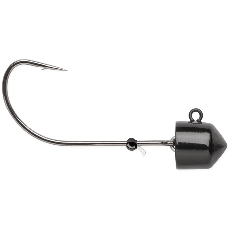 VMC Swingin’ Ned Rig Jig|1/16 oz.|1/8 oz.|3/16 oz.|1/4 oz.|3/8 oz.|Black|Chartreuse