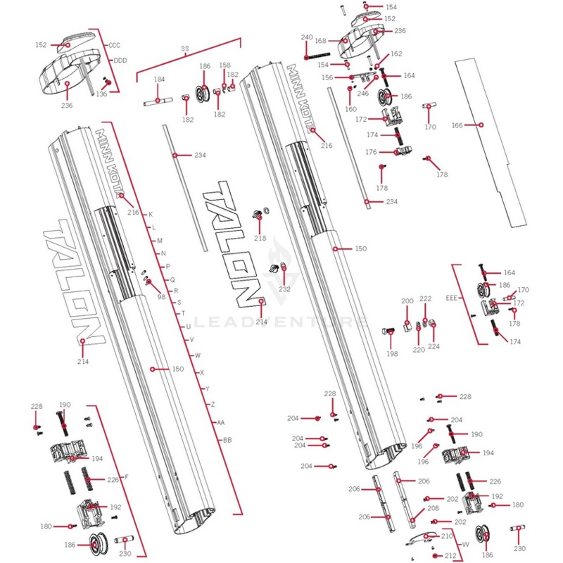 Minn Kota DECAL, BT TALON LOGO – WHITE P/N: 2376834