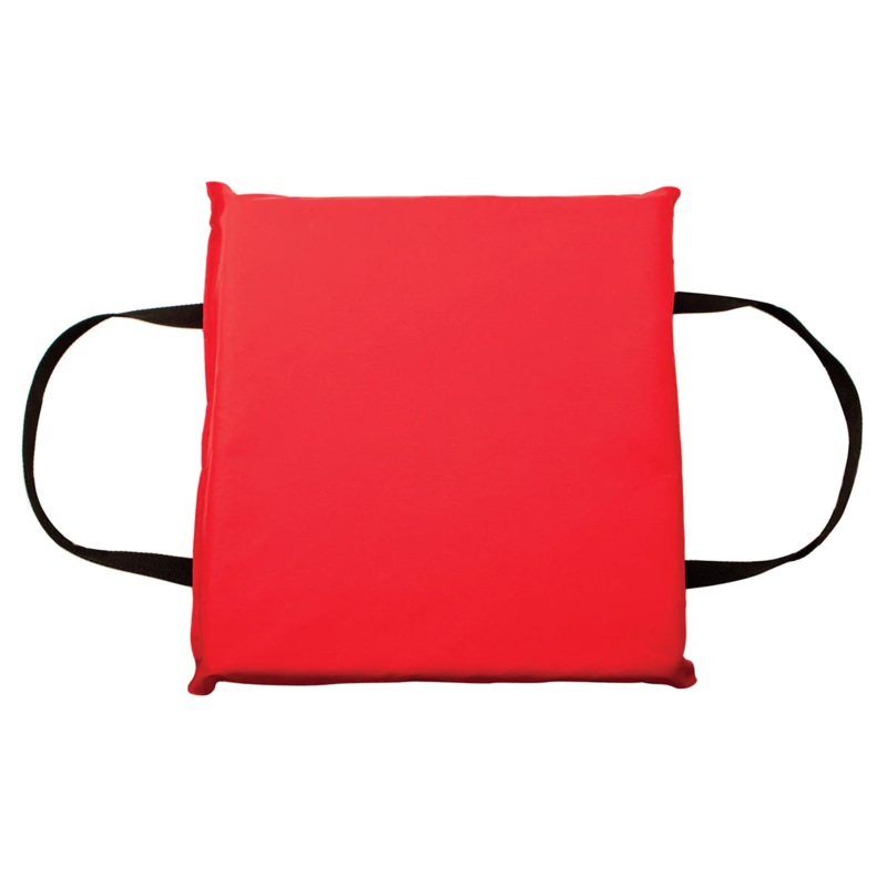 Onyx Throwable Foam Cushion|Red|White
