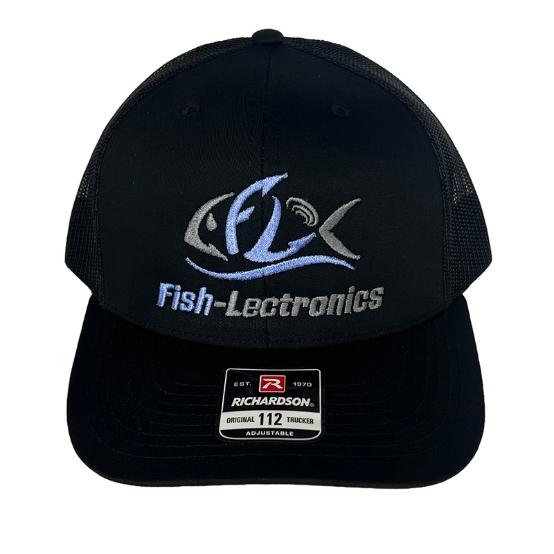 Fish-Lectronics Logo Hat|Black/Black|Black/Charcoal/Carcoal