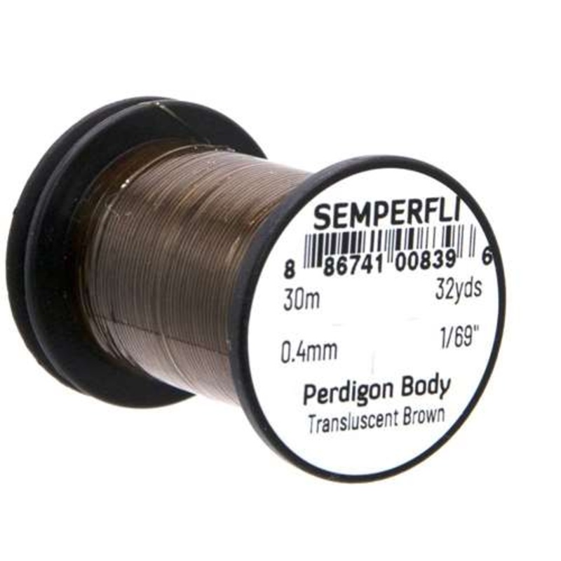 Semperfli Perdigon Body|Transluscent Brown|Transluscent Olive|Transluscent Black|Iridescent Purple