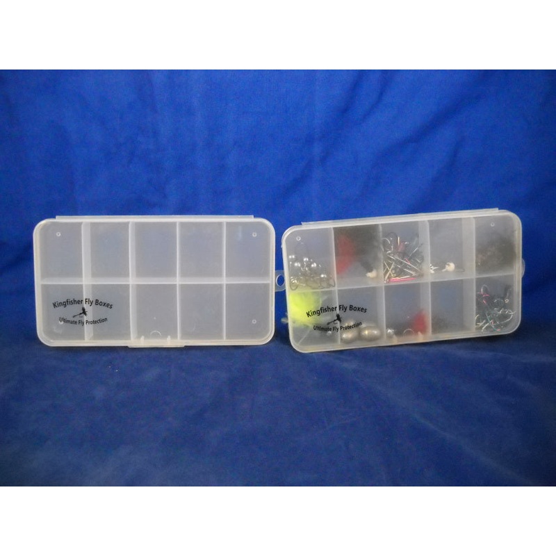 Soth Fork Clear Poly Fly Box|10 Compartment|20 Compartment