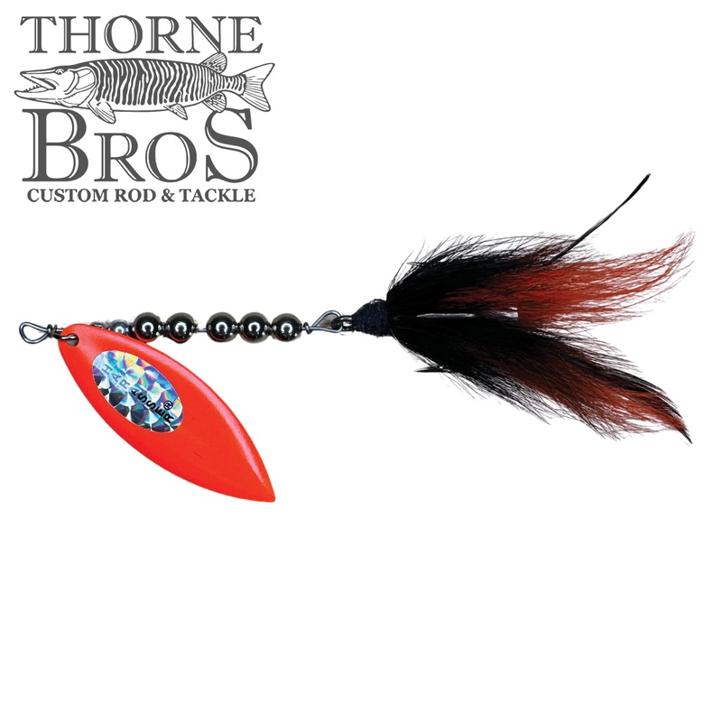 Windels Magnum Pike Harasser|Black/Orange|Black/Silver|Perch/Chartreuse|Red/White/Silver