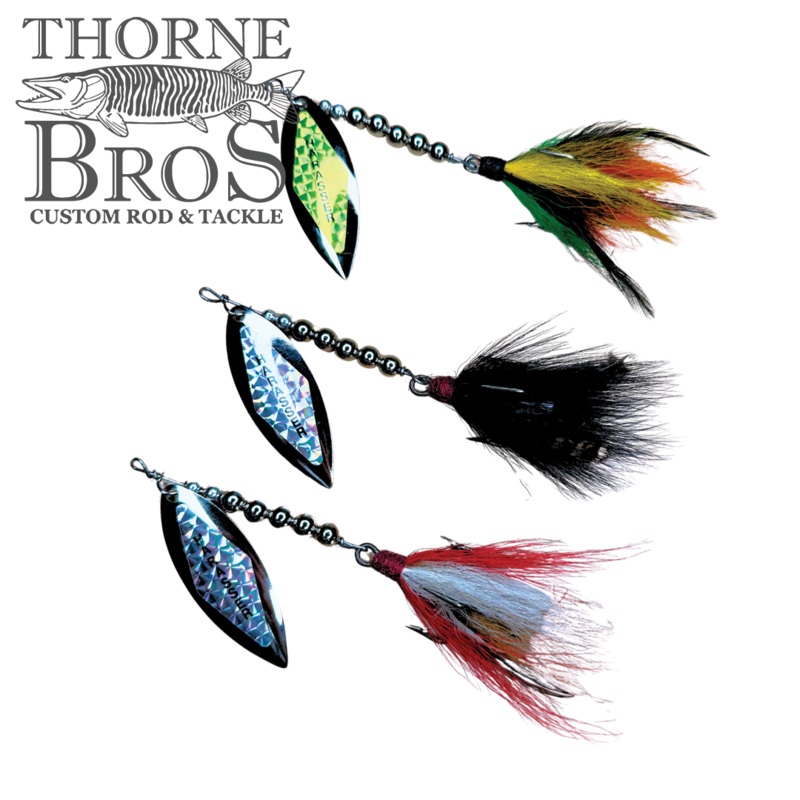 Windels Magnum Pike Harasser|Black/Orange|Black/Silver|Perch/Chartreuse|Red/White/Silver