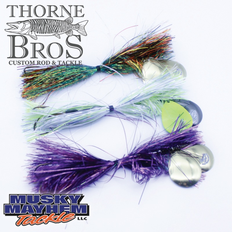 Musky Mayhem Squeeky Girl|Lemonhead|Ball Licker|Purple/Gold|Superblack (Nickel)|Superblack (Black Nickel)|White Silver (Black Nickel)|TB Custom LOTW Green|TB Martian Green|TB Custom Black Cisco