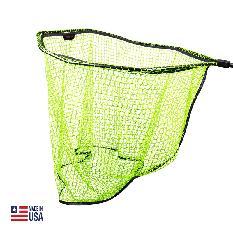 RS Nets Muskie Mag Net|Chartreuse|Red|Black