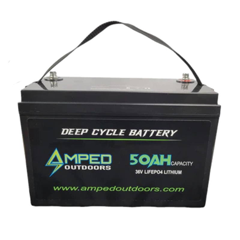 Amped Outdoors (LiFePO4) 36V Lithium Batteries – Battery w/Charger