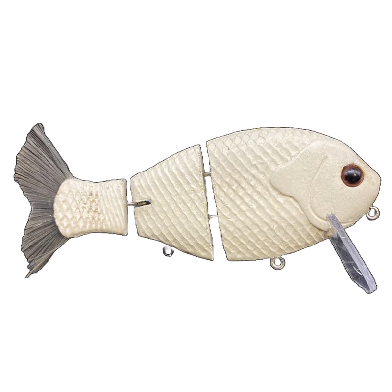 Bull Shad Wake Gill|6″|Dirty Bone|Gill|Emerald Gill