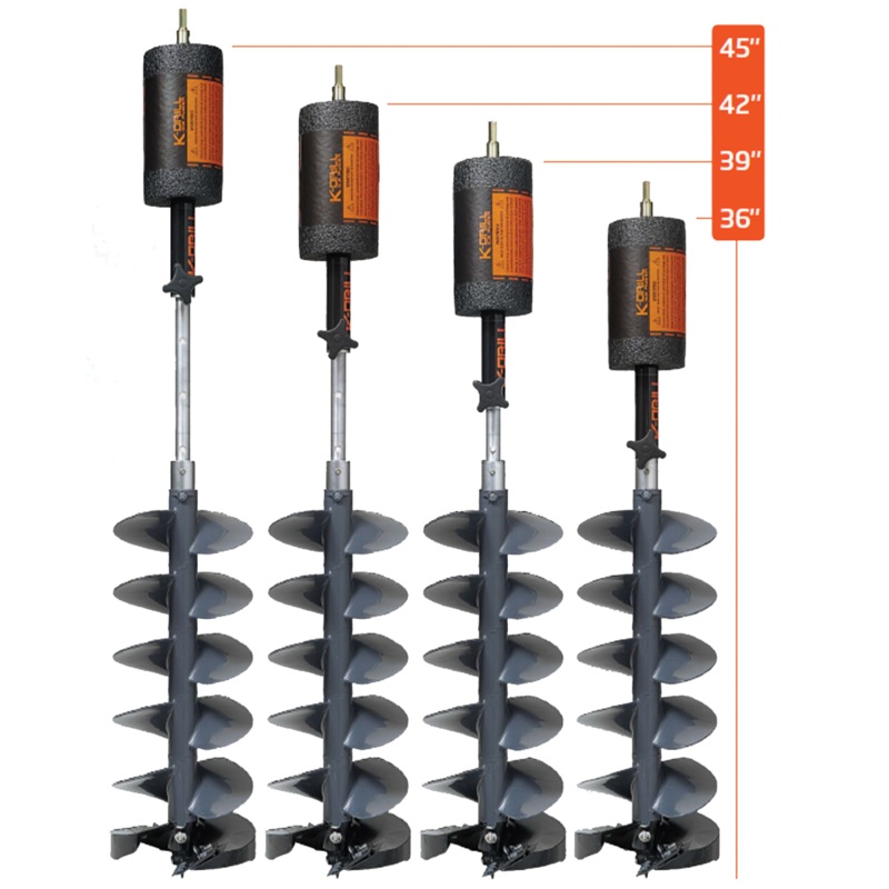 K-Drill Auger Flighting EXT|7.5″ w/EXT|8.5″ w/EXT