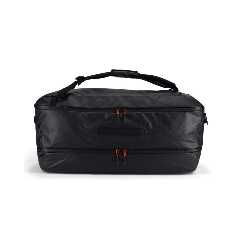 Simms Tailwind Duffel 80L|Black|Simms Orange