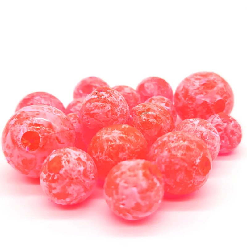 BnR Tackle Soft Beads|8mm|10mm|12mm|Mottled Natural|Mottled Red|Sweet Pink Cherry|50/50 Red Roe|Creamsicle Stinkeye|NW Steelheaders|Hot Snot|Joker|Peach Gobbler|50/50 Roe Light|Stargazer|Pink Panther|Lucky