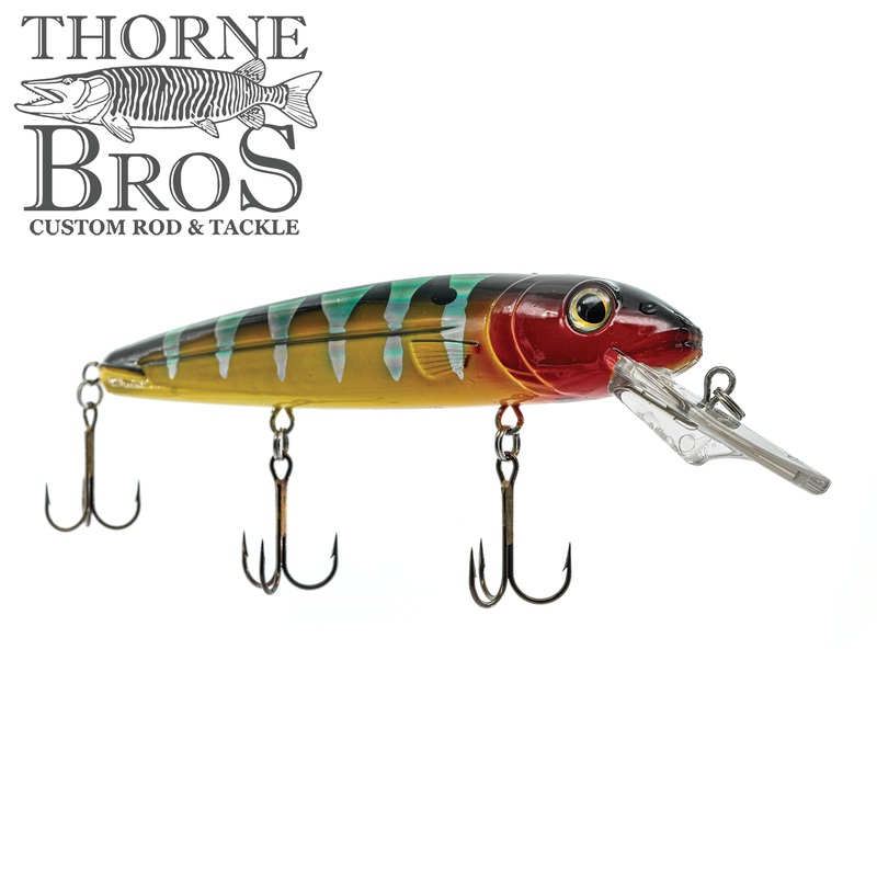 Livingston Lures Rachel 192|7.6″ (3.25 oz.)|Chaos – (EBS Cisco)|Carp/Suckerfish – (EBS Perch)|Whitefish – (EBS Herring)|Matte Tiger – (EBS Perch)|Gold Metallic Scale Black – (EBS Goby)|Black Perch – (EBS Perch)|Shimmering Shad – (EBS Shad)|Yellow Perch –