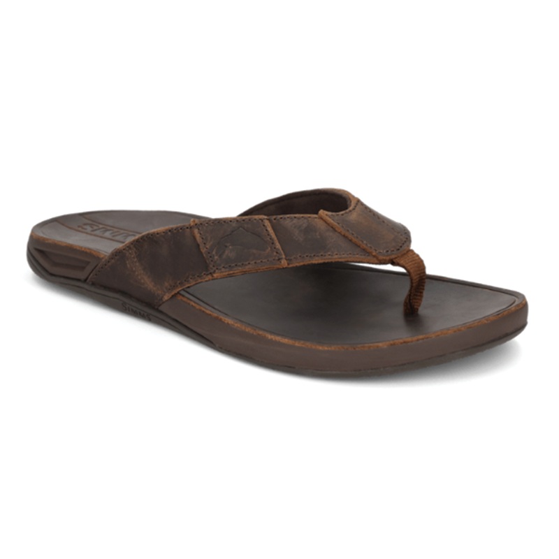 Simms Bimini Flip Flops|8|9|10|11|12|13|14|15|Hickory|Cinder