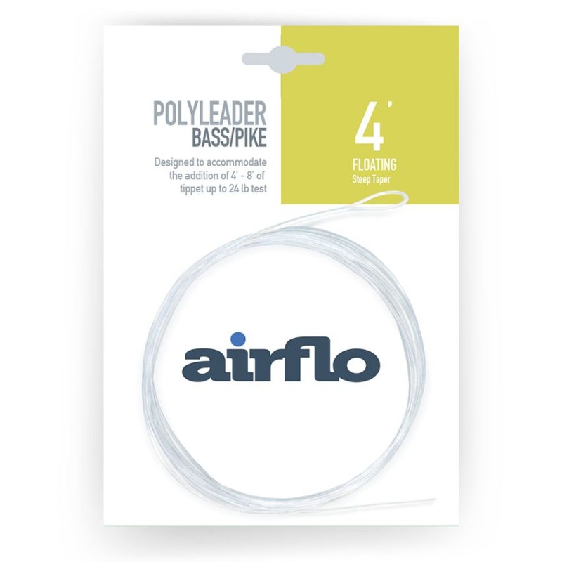 Airflo Polyleaders Bass/Pike 4ft.