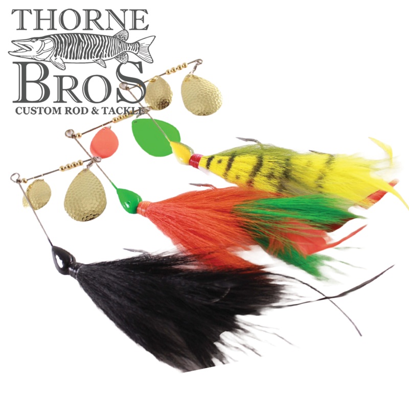 CJ’S Large Tandem|Black/Hammered Brass|Black/Red-Nickel|Black/Flame|Black/Chartreuse|Black/Orange|Brown-Yellow/Orange Copper|White/Red Silver|White Chartruese|White Sucker|Cisco|Miller Perch|Yellow Perch|Pike|Black/Purple|Black Perch