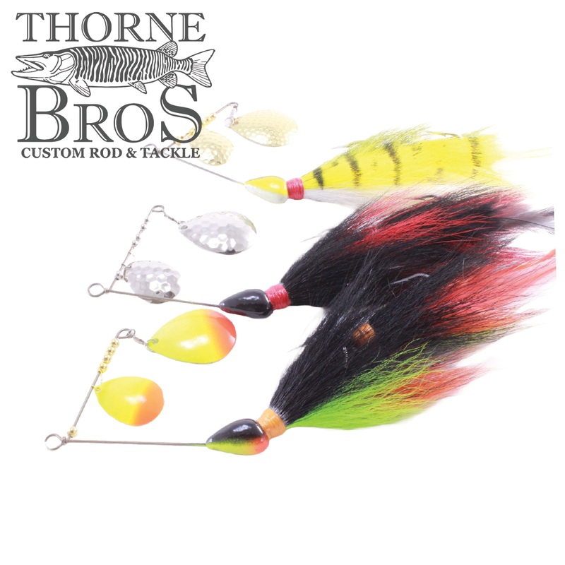 CJ’S Small Tandem|Black/Hammered Brass|Black/Red-Nickel|Black/Chartreuse|Black/Orange|Black/Flame|Brown-Yellow/Orange Copper|White/Red Silver|White Chartruese|White Sucker|Cisco|Miller Perch|Yellow Perch|Pike|Black Purple/Black Nickel|Black Perch|Black/Or