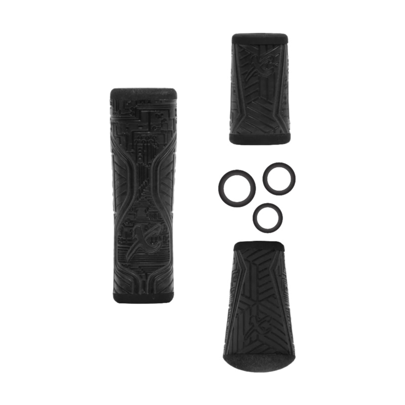 Spinning Rod Grip Kits|Black|Black & Green