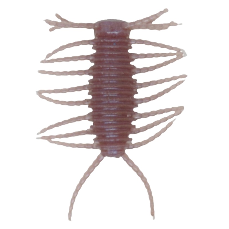 Engine Baby-Chin|1.5″ (5 Pack)|Earthworm|Green Pumpkin Blue Flake|Striped Shrimp|Ebi Miso