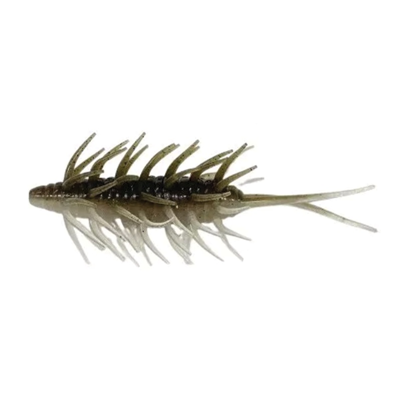 Hideup Coike Shrimp Big|100mm (4 Pack)|Green Pumpkin Purple Clear|Watermelon Pro Blue